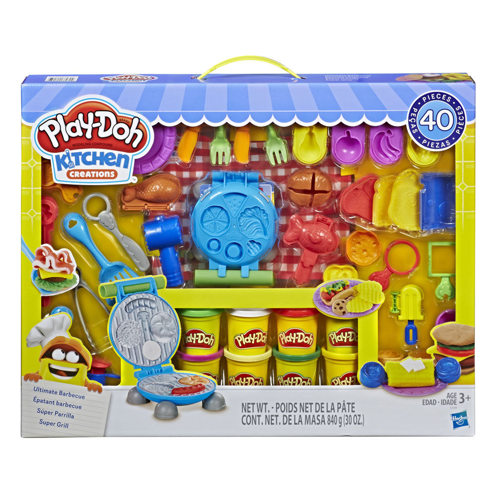 Play doh kitchen burger barbecue new arrivals