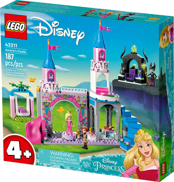 LEGO Disney Aurora's Castle 43211 Building Toy Set (187 Pieces)