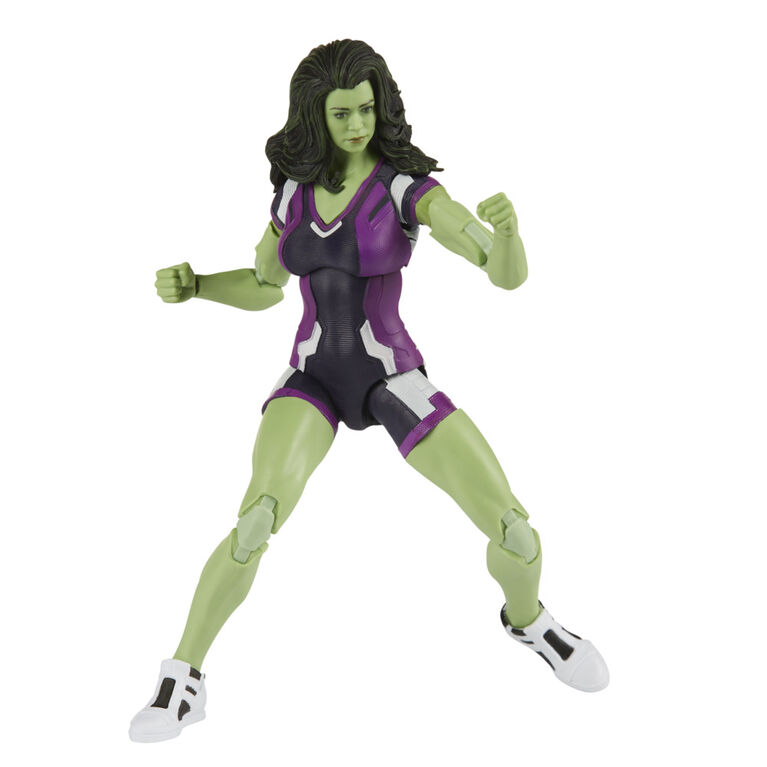 Marvel Legends Series Disney Plus She-Hulk MCU Series Action Figure 6-inch Collectible Toy, includes 2 accessories and 1 Build-A-Figure Part