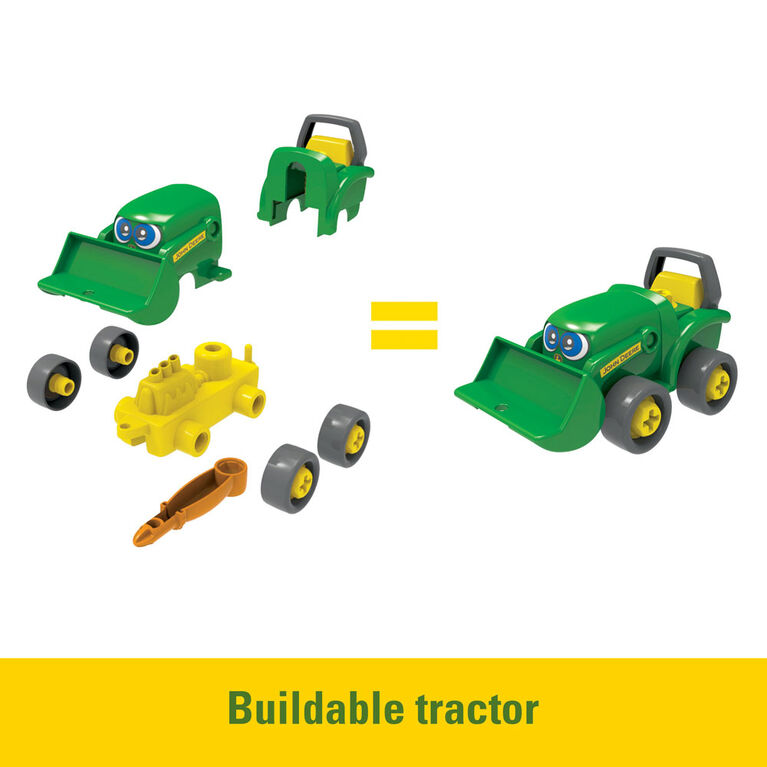 John Deere Build-A-Buddy - Tracteur Bonnie Scoop Avec Un Chariot, Une Vache Et Un Tournevis