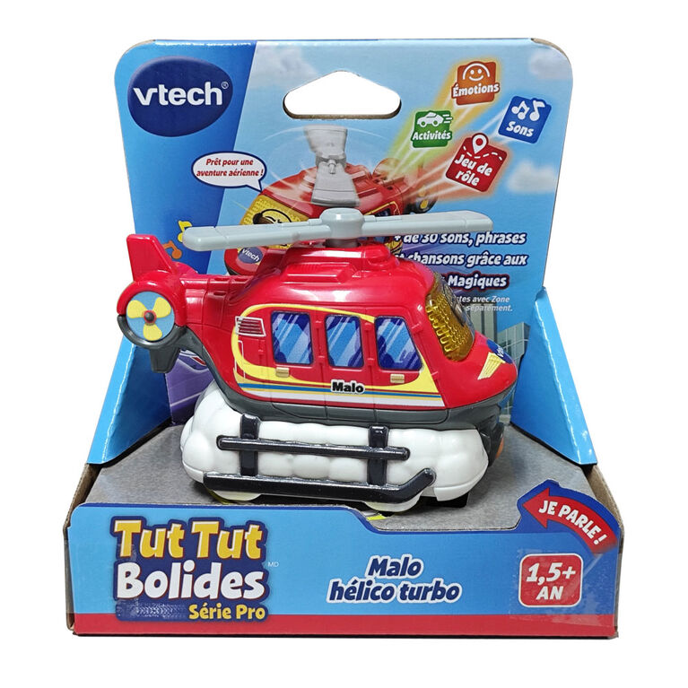 VTech Tut Tut Bolides Malo, hélico turbo - Édition française