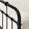 Vito Twin Metal Complete Bed Pure Black
