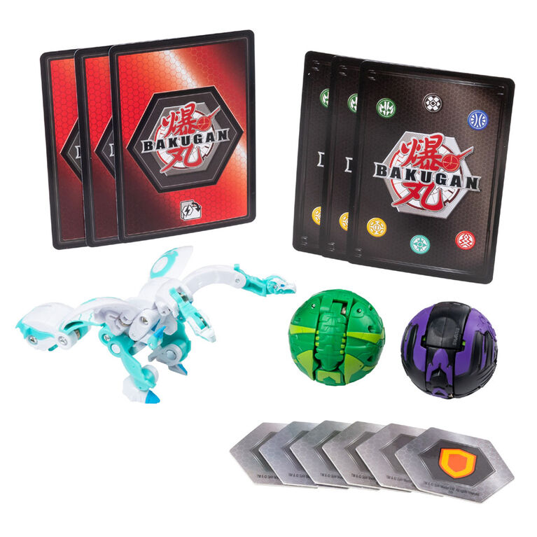 Bakugan Starter Pack 3-Pack, Haos Nillious, Collectible Transforming Creatures