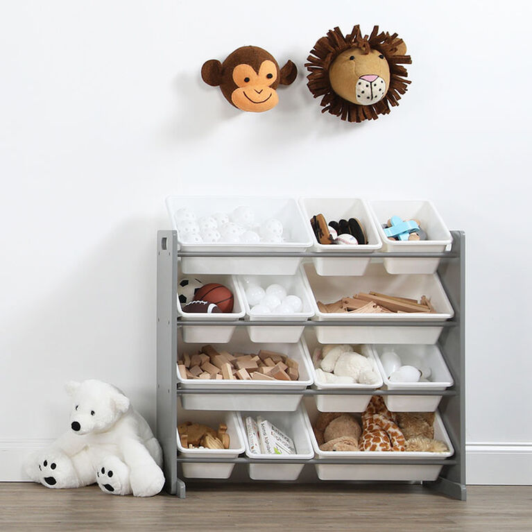 toy box with book rack