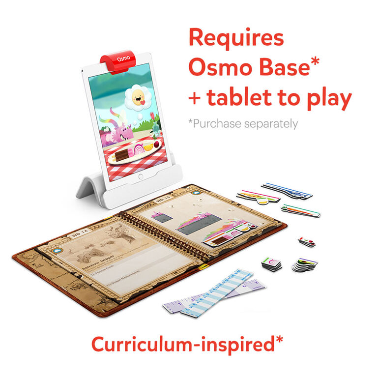 Osmo - Math Wizard and the Secrets of the Dragons - Measurement & Estimating - STEM Toy (Osmo Base Required)
