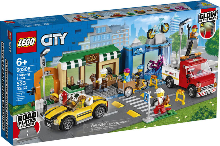 LEGO My City La rue commerçante 60306 (533 pièces)