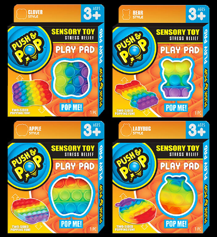 Push and Pop Play Pad - Édition anglaise - L'assortiment peut varier