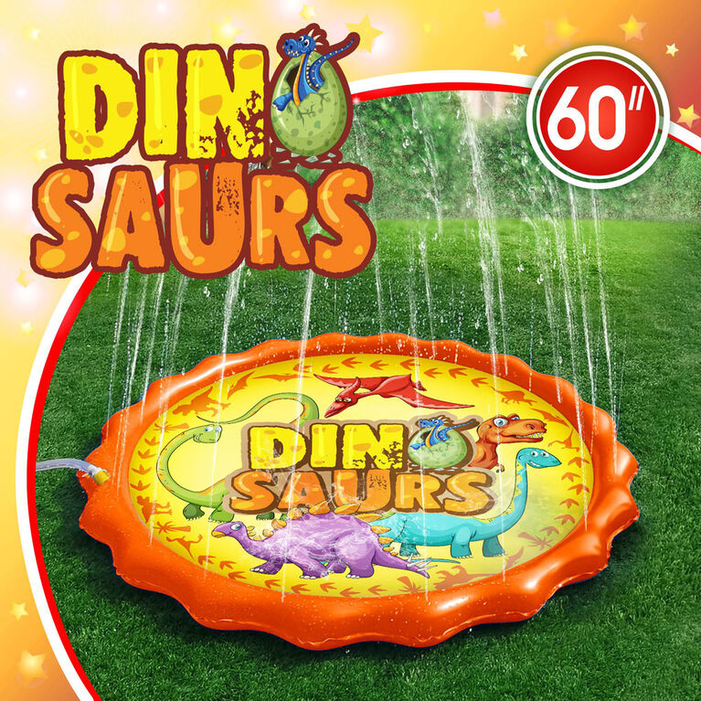 Splash Buddies Dino Sprinkler Mat - English Edition