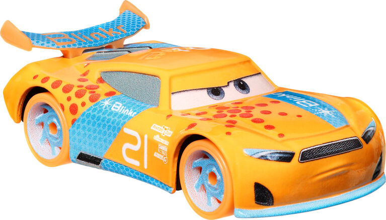 Disney and Pixar Cars Glow Racers Vehicles, Glow-in-the-Dark 1:55 Scale Die-cast Toy Cars