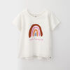 12-18m t-shirt imprimé à manches courtes - imprimé blanc