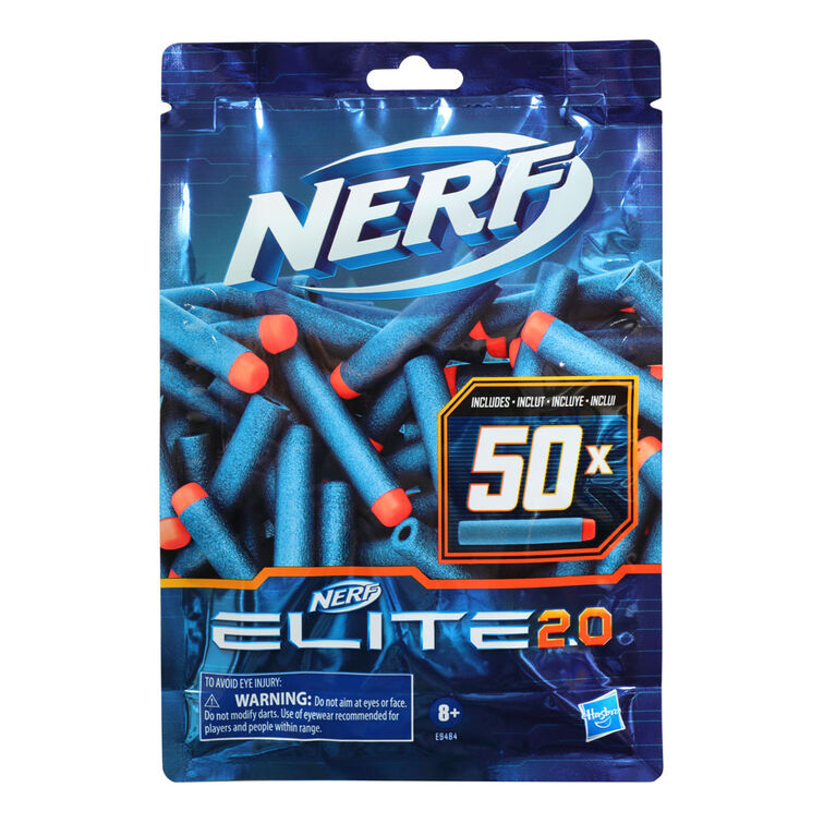 Recharge de 50 fléchettes Nerf Elite 2.0