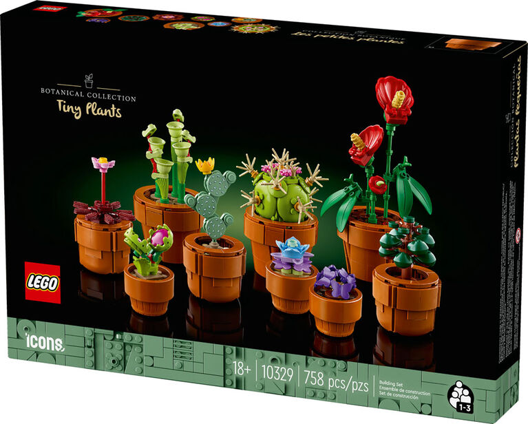 LEGO Icons Tiny Plants Building Set for Adults 10329 (758 Pieces)