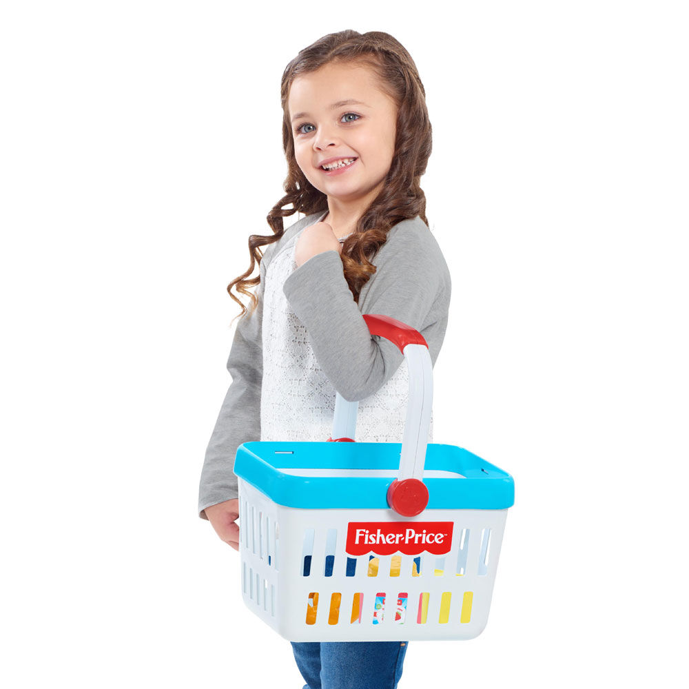 Fisher price sale shopping cart blue