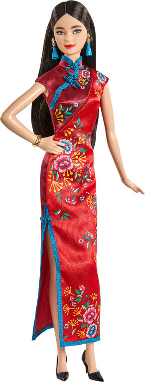 Barbie Lunar New Year Doll in Cheongsam Dress