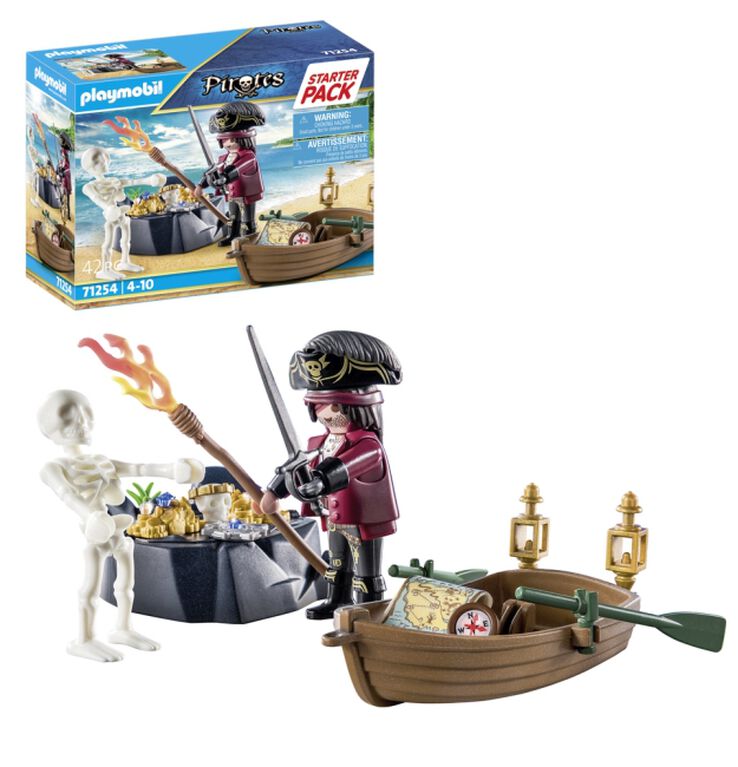 Playmobil - Starter Pack Pirate with Rowing Boat