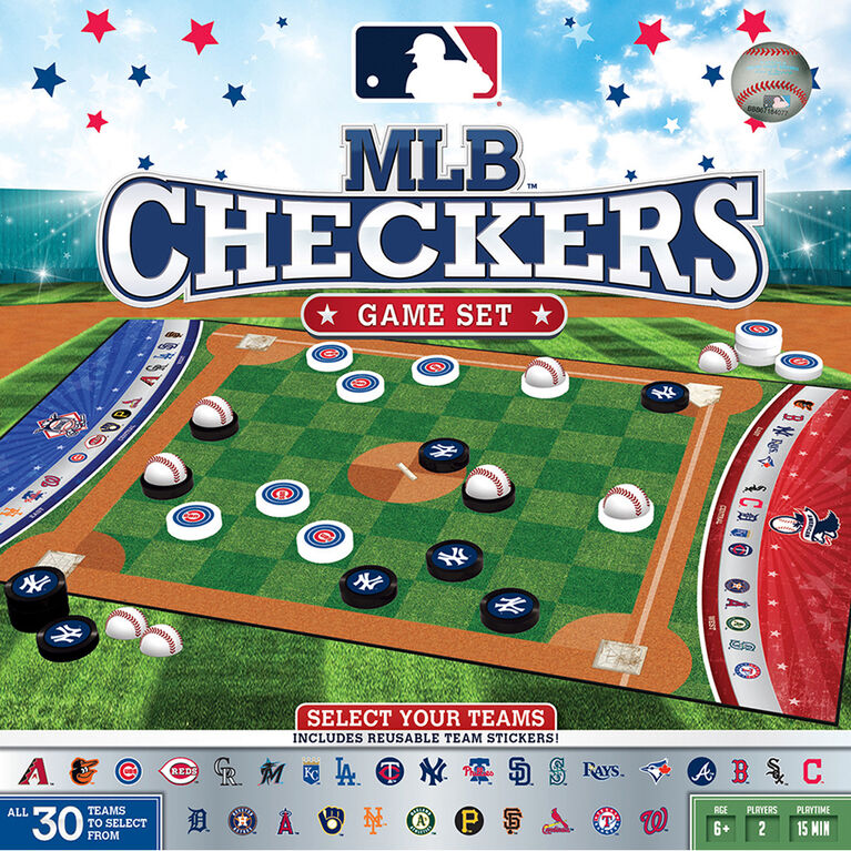 Masterpieces Puzzle Company MLB League Checkers - English Edition