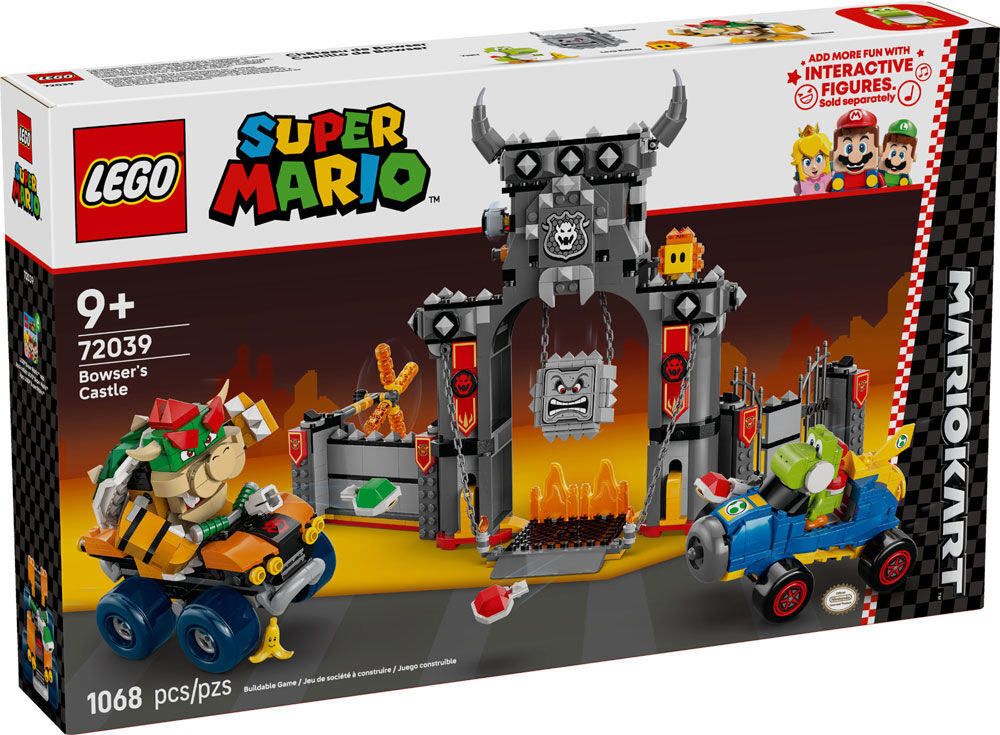 LEGO Super Mario: Mario Kart - Bowser's Castle Building Toy for Kids, Boys & Girls, Ages 9+ - 72039