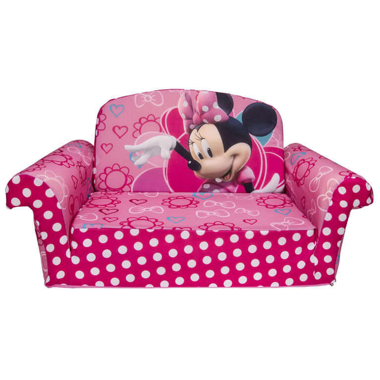 Marshmallow Furniture Children S 2 In 1 Flip Open Foam Sofa Disney Minnie S Bow Tique Toys R Us Canada