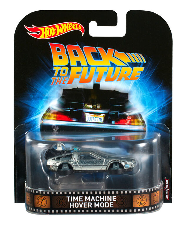 Hot Wheels - Back to the Future II - Véhicule Machine à voyager dans le temps