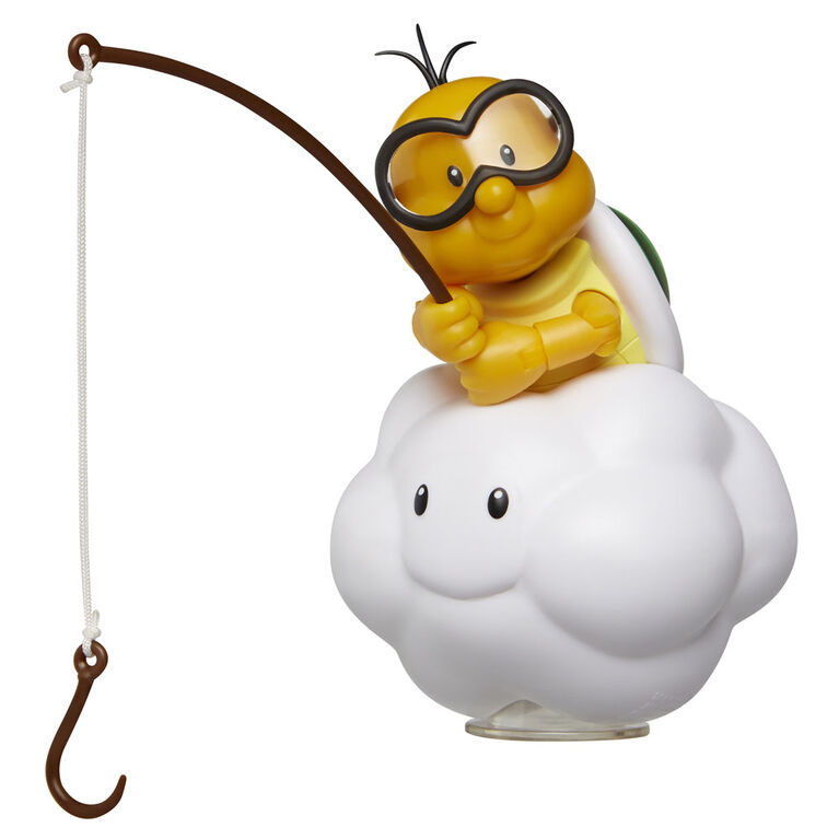 Monde de Nintendo Lakito avec canne à pêche<br>