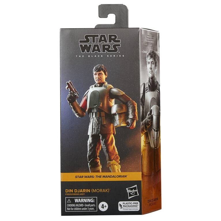 Star Wars The Black Series Din Djarin (Morak) Toy 6-Inch-Scale The Mandalorian Collectible Action Figure