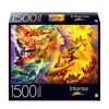 20103675 - Puzzle de 1 500 pièces aux couleurs intenses - Monde fantastique coloré