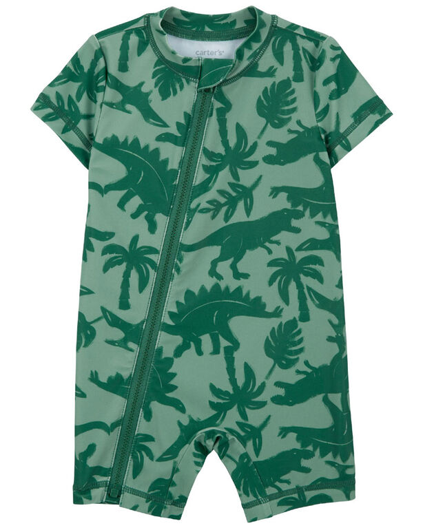Maillot de bain dermoprotecteur Carter's imprim&eacute; dinosaure, Vert