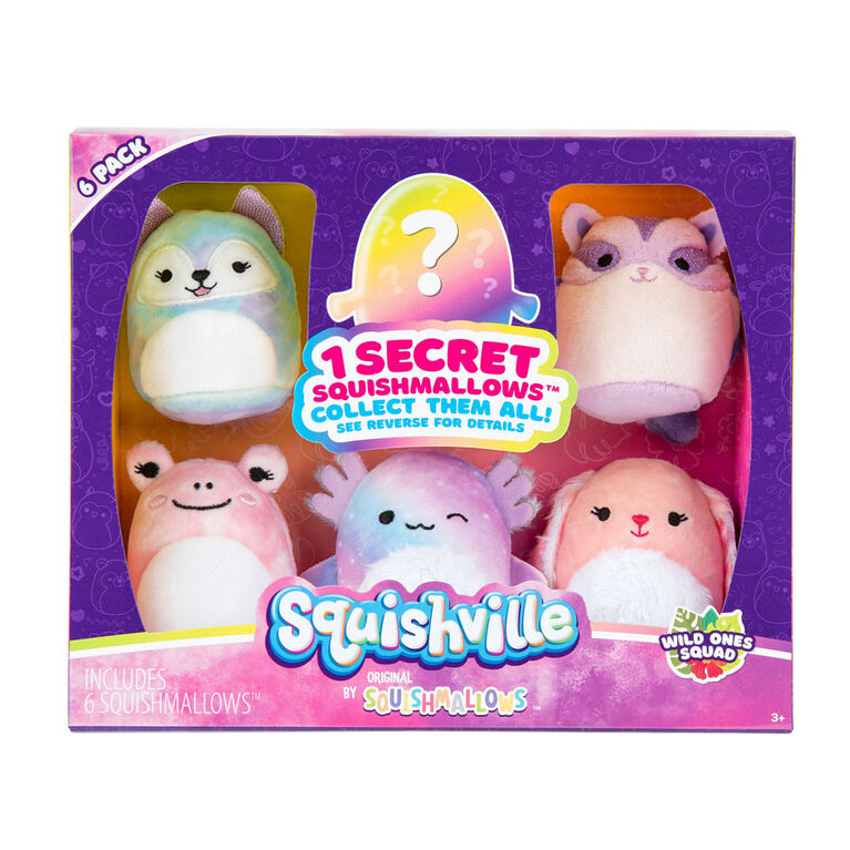 Squishville Mini Squishmallow 6 Pack - Wild Ones Squad