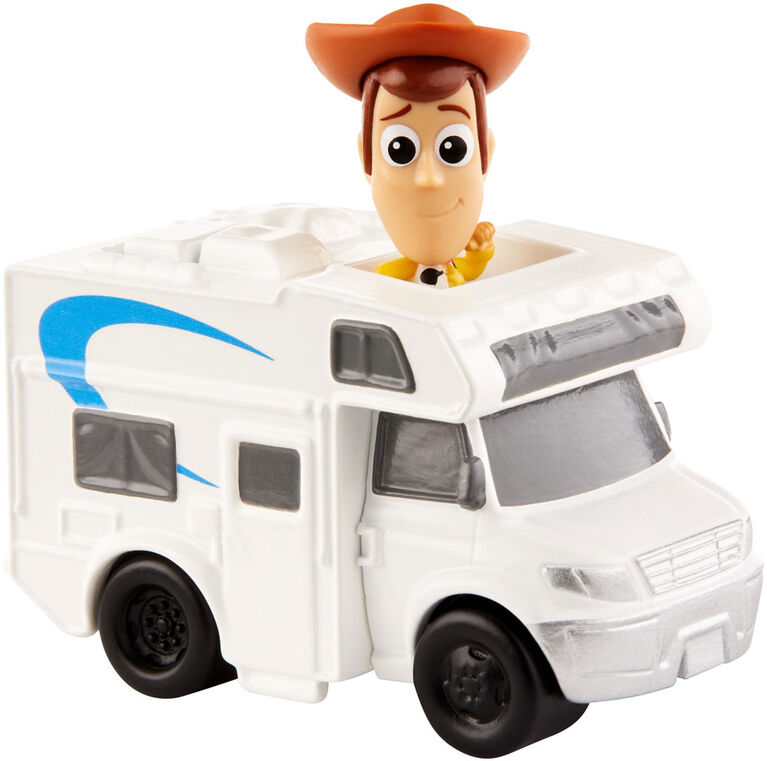 Disney Pixar - Histoire de jouets 4 - Mini Woody et un camping-car.