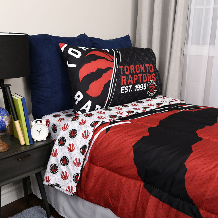 NBA Toronto Raptors 4-Piece Twin Bedding Set