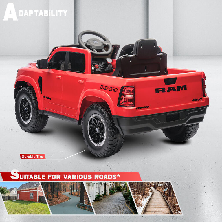 12V Licensed  Dodge RAM 1500 RHO - Red