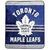 _REMOVE_OOS CLEARANCENHL Luxury Velour Blanket - Toronto Maple Leafs