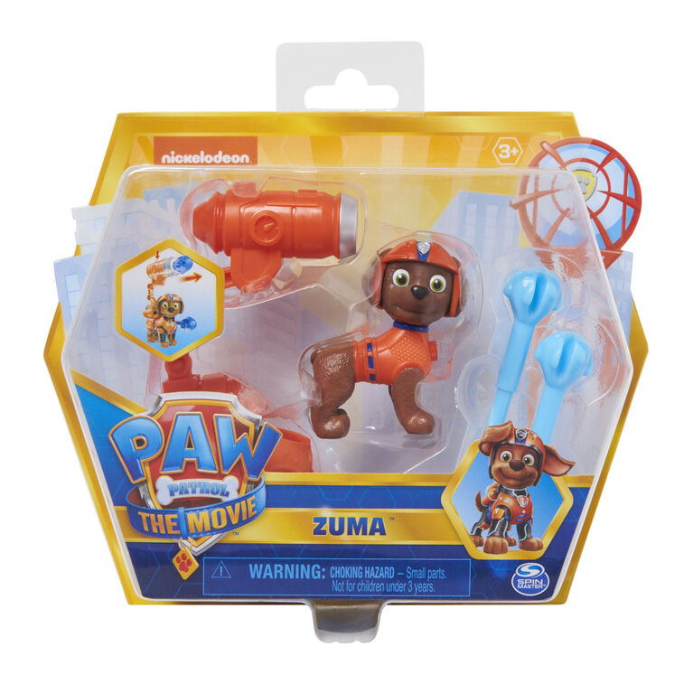 Figurine Pat'Patrouille (Paw Patrol) : Sac à dos : Zuma