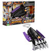 Marvel Mech Strike Mechasaurs Black Panther Sabre Claw Blaster, NERF Blaster with 3 Darts, Role Play Super Hero Toys