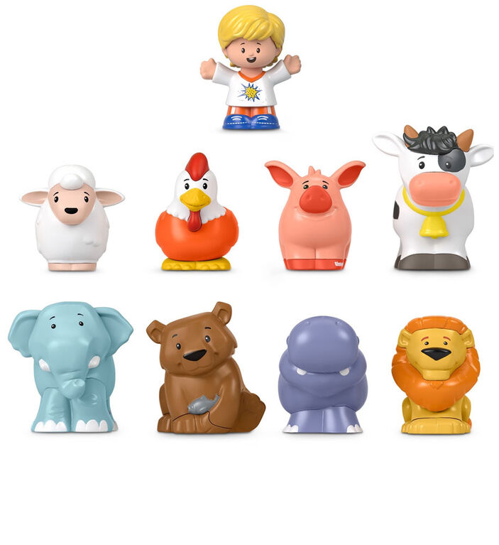 Fisher-Price Little People Exploring Animals See 'n Say Gift Set - English Edition - R Exclusive