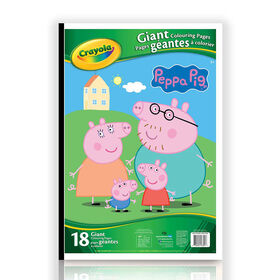 Crayola - Giant Colouring Pages, Peppa Pig