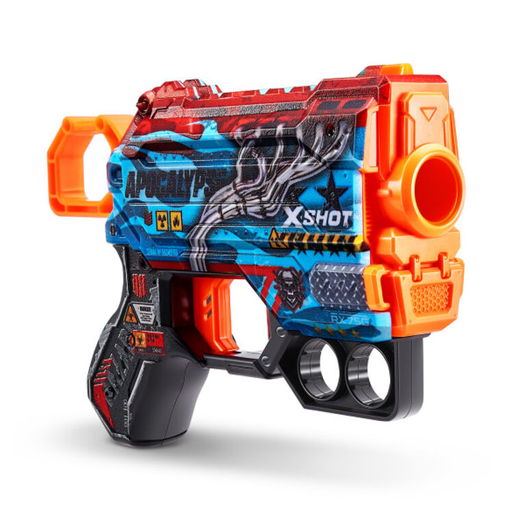 Zuru X-Shot Skins Menace Dart Blaster - Apocalypse (8 fléchettes)