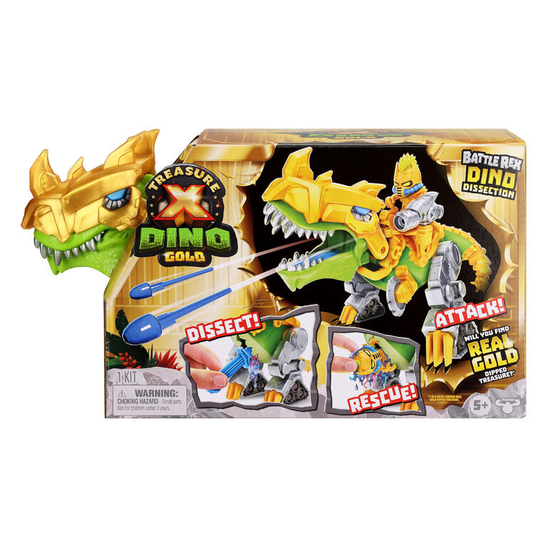 Treasure X Dino Gold Battle Rex Dino Dissection