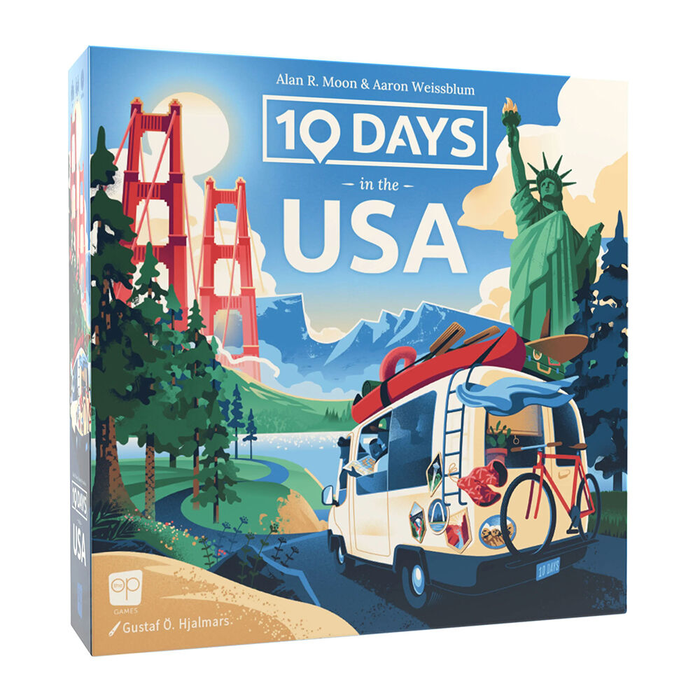 USAopoly 10 Days in the USA Board Game - English Edition