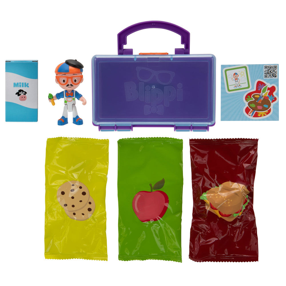 Blippi Deluxe 3" Blind Figures Lunch box - Artist Theme