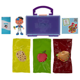 Blippi - Bo&icirc;te &agrave; lunch avec figurines myst&egrave;res de luxe de 7,6 cm - th&egrave;me d'artiste
