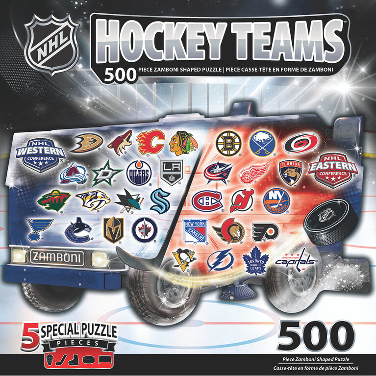 Masterpieces Puzzle Company NHL League Zamboni 500 Piece Shaped Puzzle - English Edition