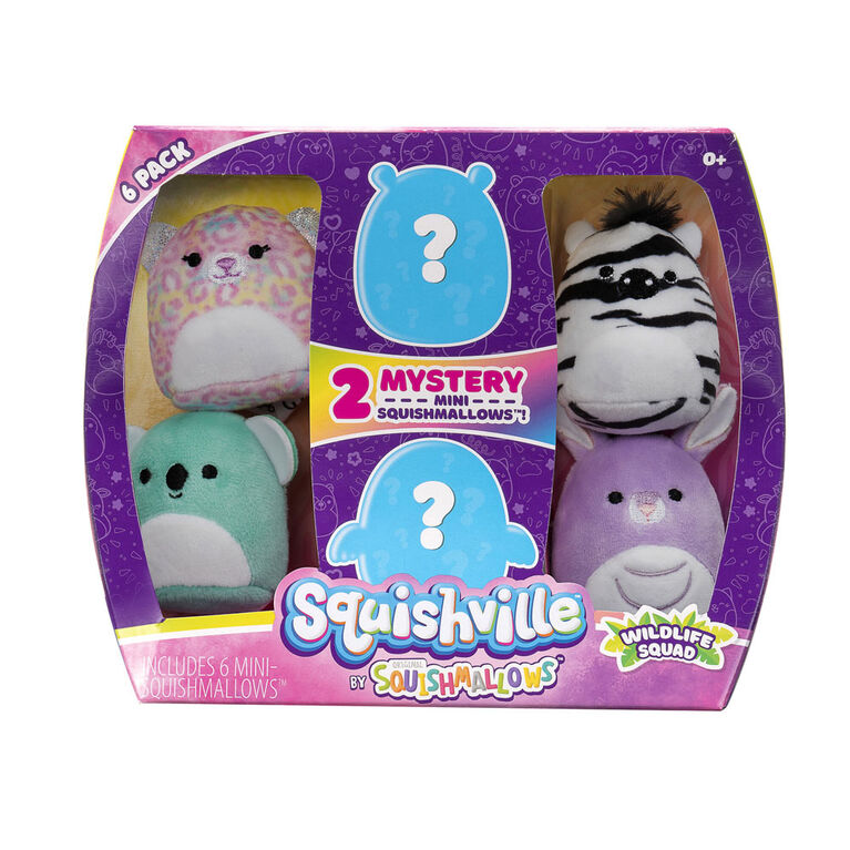 Squishville Mini Plush 6-Pack - Wildlife Squad