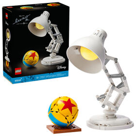 LEGO Ideas Disney Pixar Luxo Jr. Room Decor - Collectible Building Set for Adults 18+ - 21357