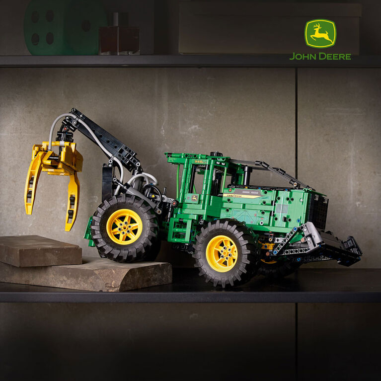 LEGO Technic John Deere 948L-II Skidder 42157 Building Toy Set (1,492 Pieces)