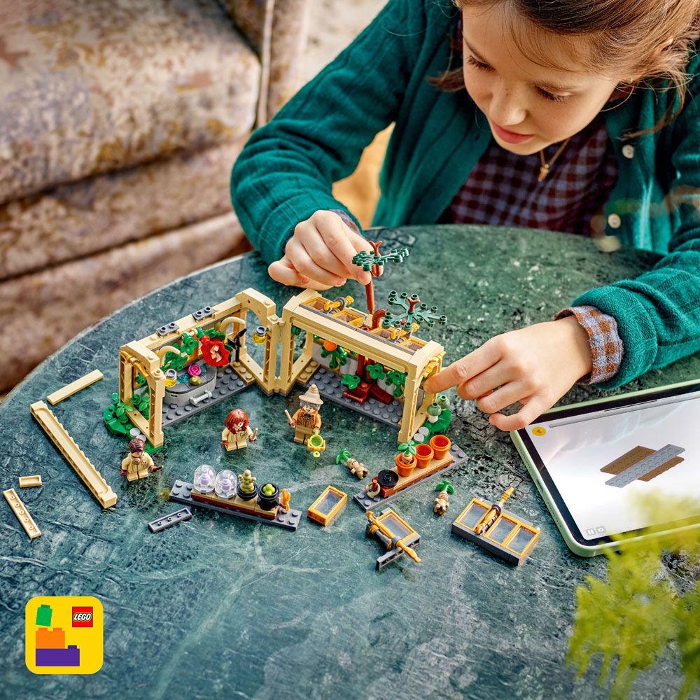 LEGO Harry Potter Hogwarts Castle: Herbology Class Kids Toy. 8+ - Pretend Play Building Toy - 76445