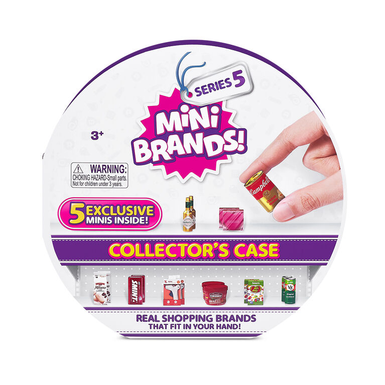 Mini Brands Series 5 Collector's Case with 5 Exclusive Minis by ZURU