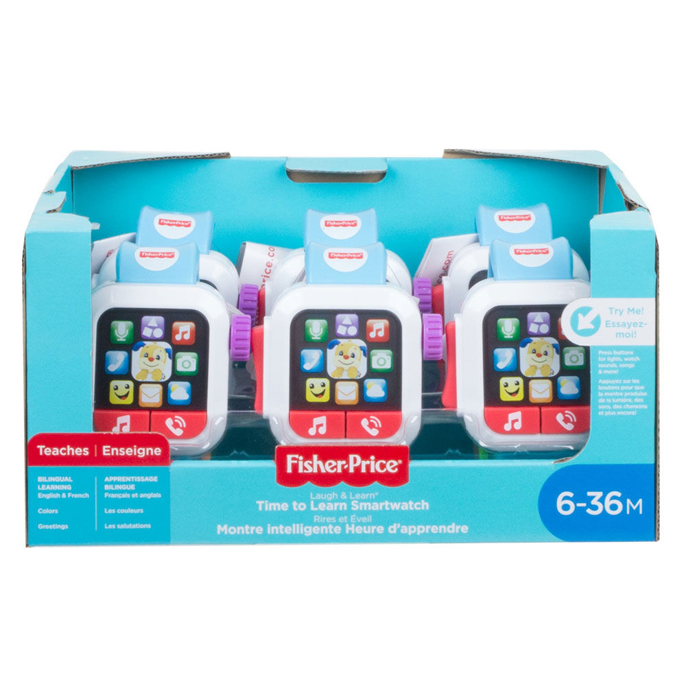 Fisher Price Laugh Learn Time to Learn Smartwatch Bilingual Edition