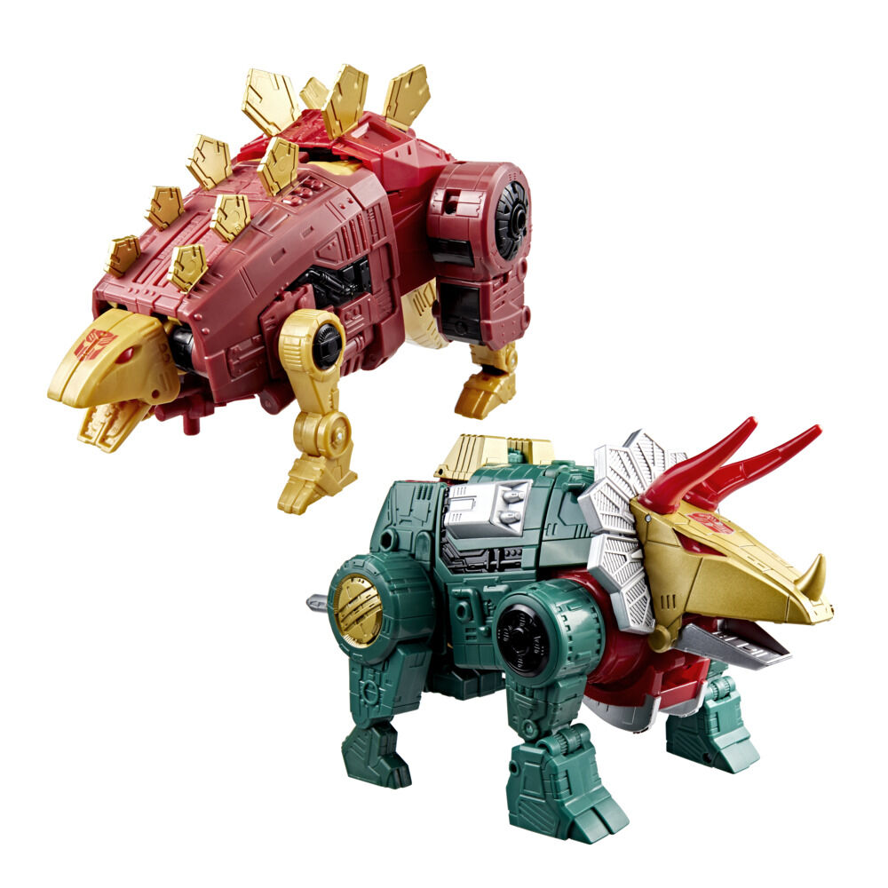 Transformers Generations Selects Age of the Primes G2 Universe Dinobot Slug and Dinobot Snarl Converting Action Figures