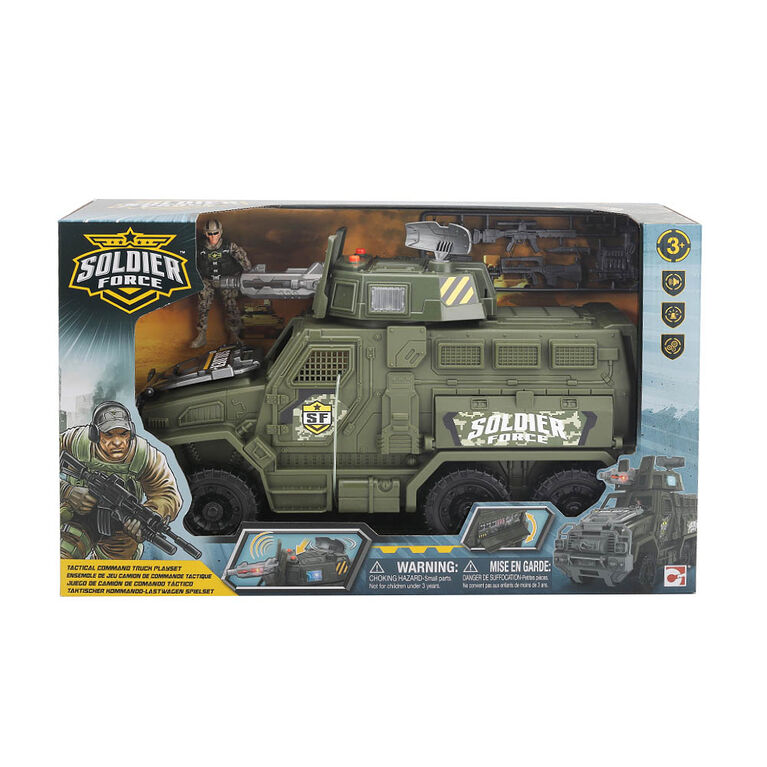 Ensemble de jeu Soldier Force - Camion de commandement tactique